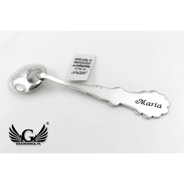 BAPTISM SPOON - CLOCK 2 - Holy Baptism Souvenir - SRB021 design