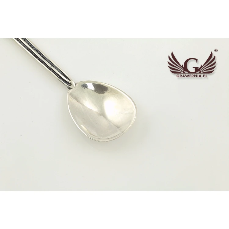 SPOON WITH THE IMAGE OF THE VIRGIN MARY - SILVER - Holy Baptism Souvenir - pattern SRB015