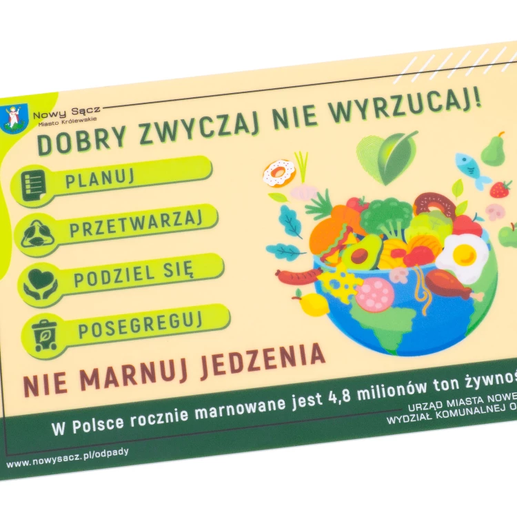 Fridge Magnet - Don't Waste Food - Size 150x100mm - MGN025