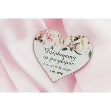 Wooden Magnets - Thank You for Guests - Colorful UV Print - MGN015