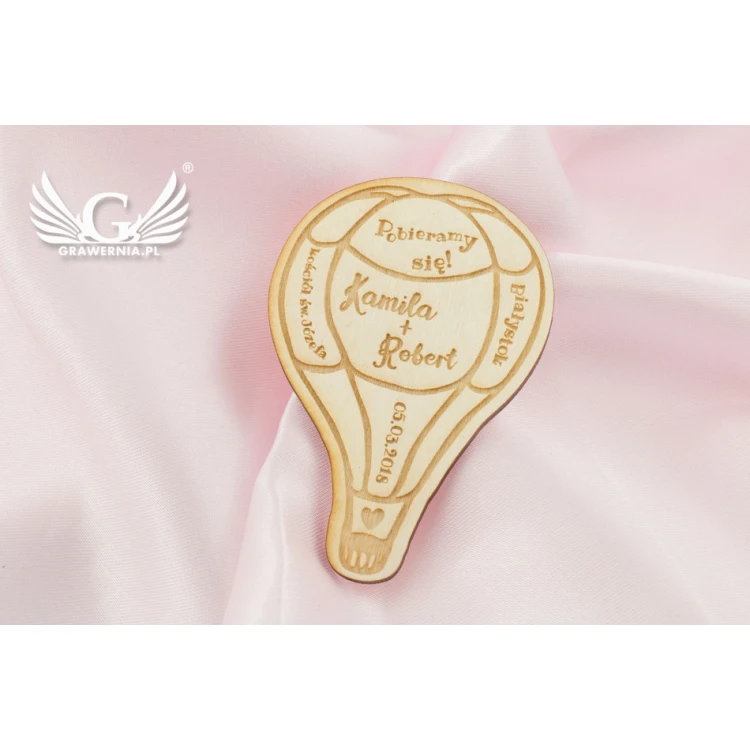 Wooden Magnets Reserve Time - Laser Engraved - MGN003