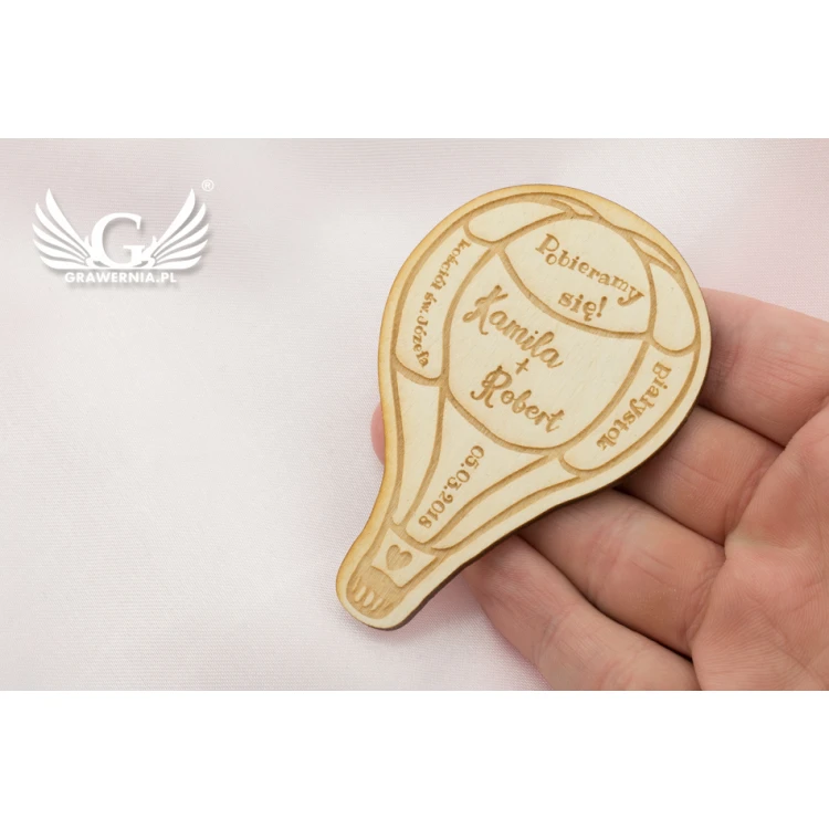 Wooden Magnets Reserve Time - Laser Engraved - MGN003