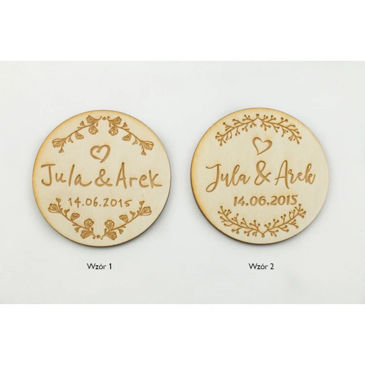 Wooden Magnets Reserve Time - Laser Engraved - MGN008