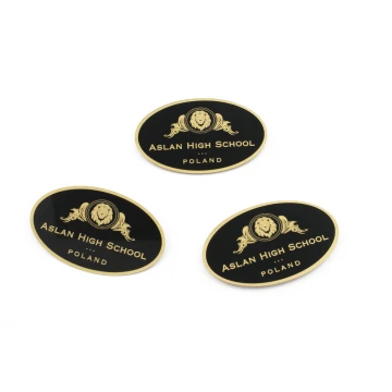 Exclusive Brass Magnets with Your Logo - dimensions: 50x30mm - PS032