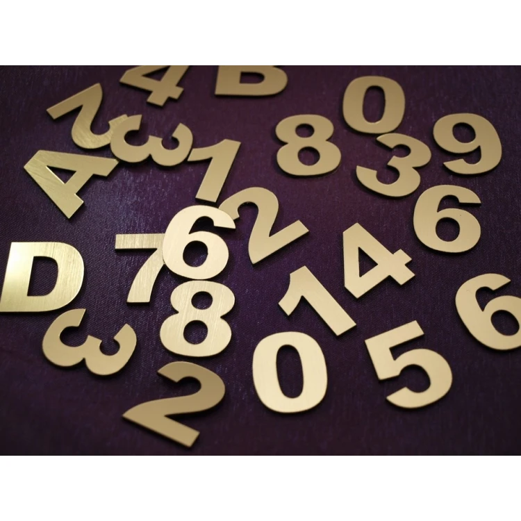 Small Numbers and Letters Laser Cut - CL005