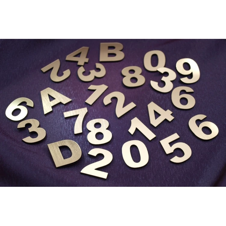 Small Numbers and Letters Laser Cut - CL005