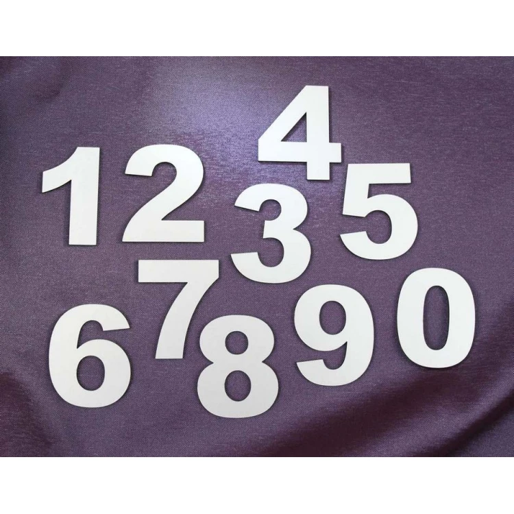 Small Numbers and Letters Laser Cut - CL005