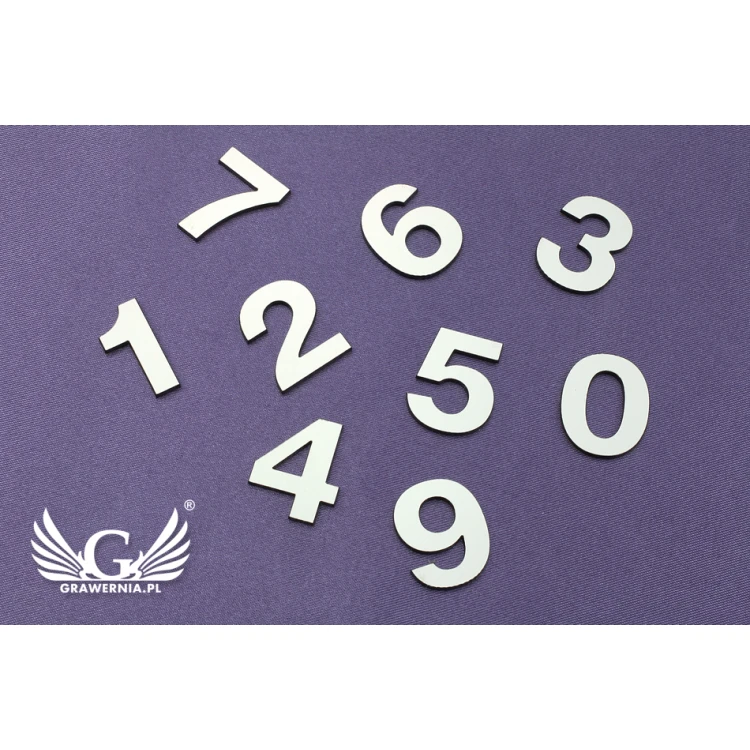 Small Numbers and Letters Laser Cut - CL005