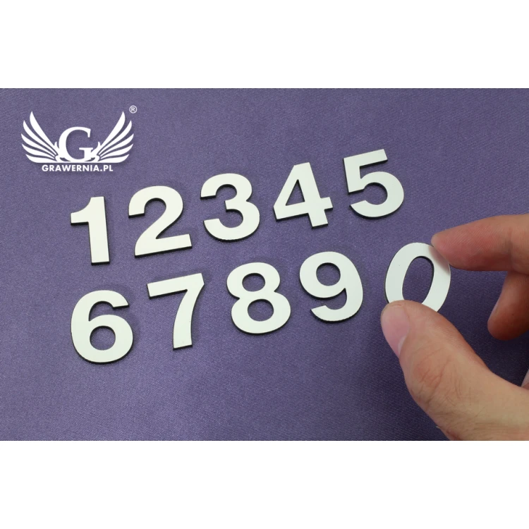 Small Numbers and Letters Laser Cut - CL005