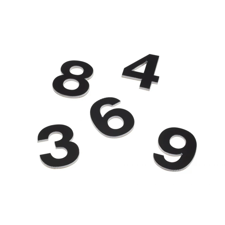 Small Numbers and Letters Laser Cut - CL005