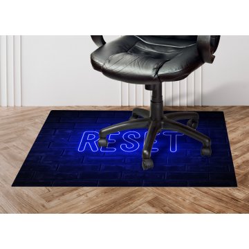 Protective mat for chair or armchair with any graphic, photo - size: 120x75 cm - MOF007