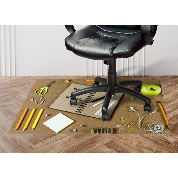 Protective mat for chair or armchair with any graphic, photo - size: 120x75 cm - MOF013