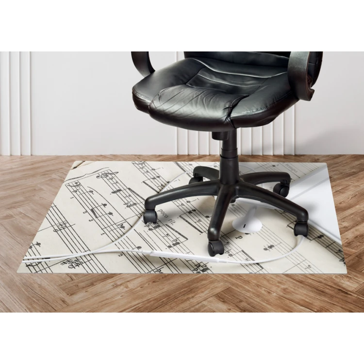 Protective mat for chair or armchair with any graphic, photo - size: 120x75 cm - MOF014