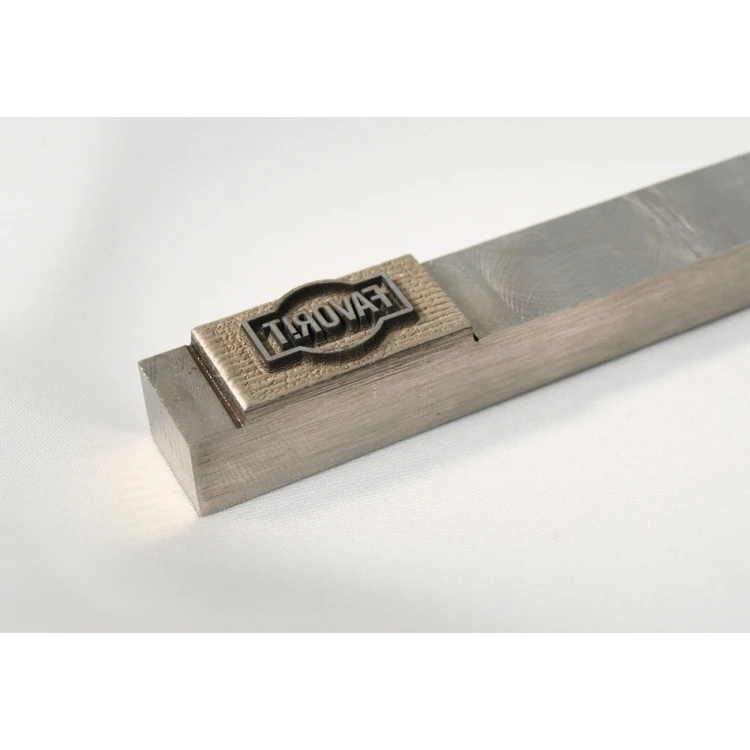 Matrix / Steel Stamp 20x10.2mm, engraving depth about 1mm