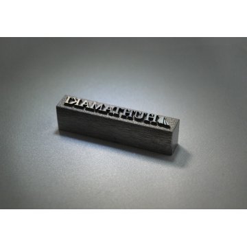 Matrix / Steel Stamp 42x7mm Engraving Depth Approximately 1mm