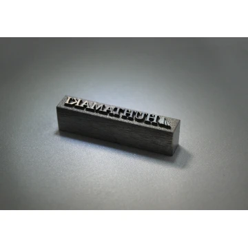Matrix / Steel Stamp 42x7mm Engraving Depth Approximately 1mm