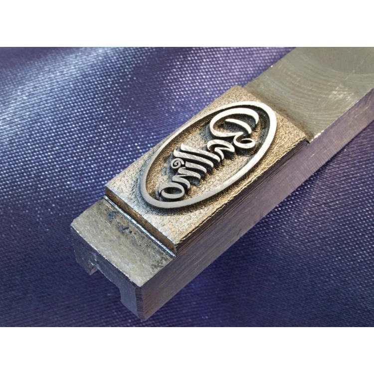 Matrix / Steel Stamp 20x10.2mm, engraving depth about 1mm