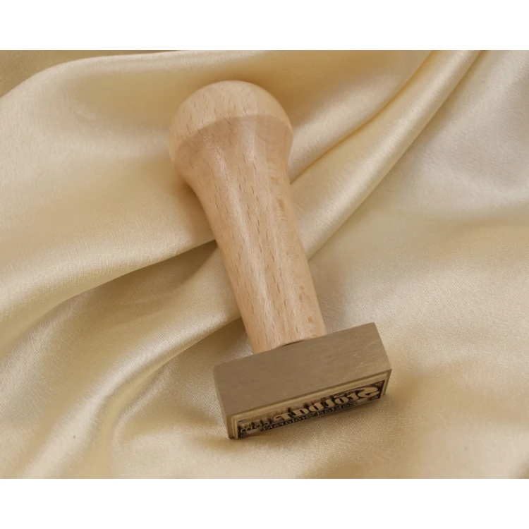 Brass Matrix / Stamp 43x19mm engraving depth about 1.5mm