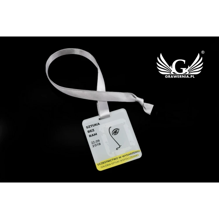 UV Print Acrylic Medal - Art - dimensions: 60x68mm - MGR071