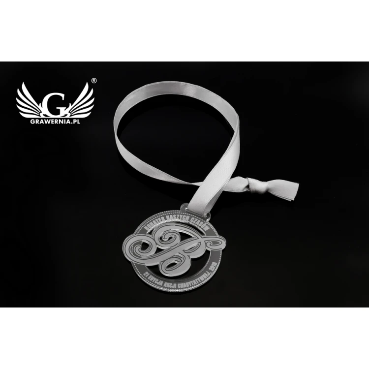 Laser Engraved Acrylic Medal - Diameter: 60mm - Thickness: 3mm - MGR046