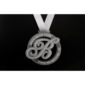 Laser Engraved Acrylic Medal - Diameter: 60mm - Thickness: 3mm - MGR046