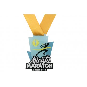 Acrylic Medal - Marathon - dimensions: 70x93mm - UV print - MGR066