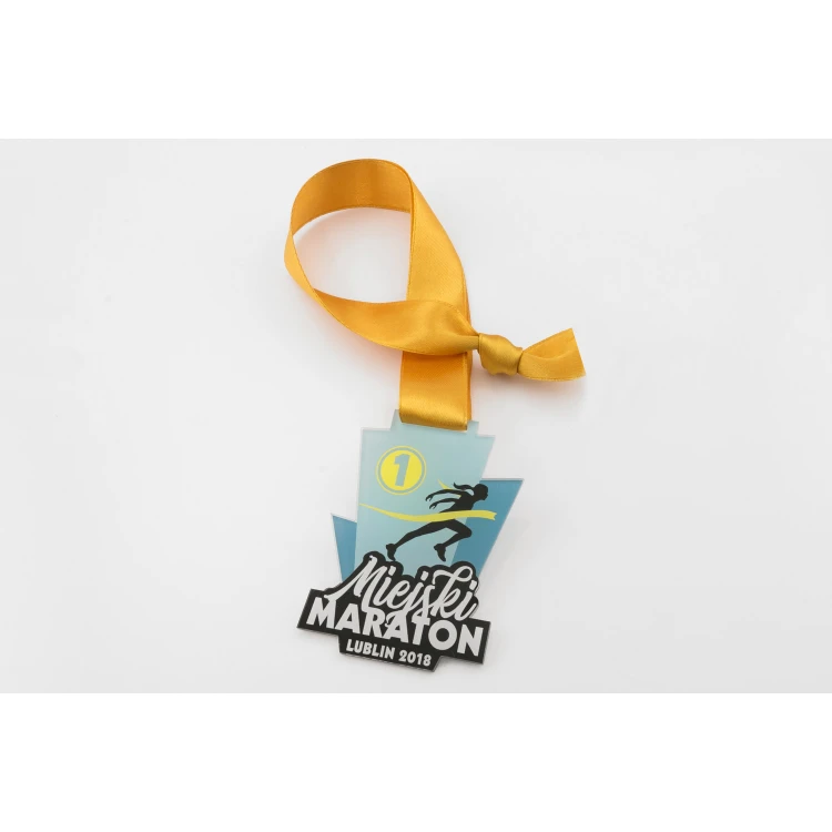 Acrylic Medal - Marathon - dimensions: 70x93mm - UV print - MGR066