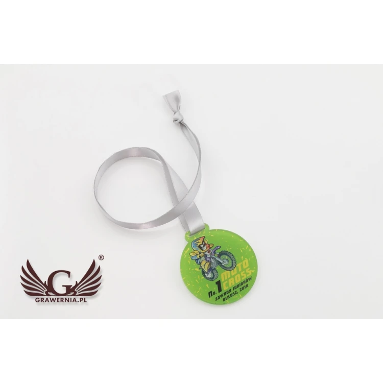 UV Print Acrylic Medal - Motocross - diameter: 60mm - MGR064