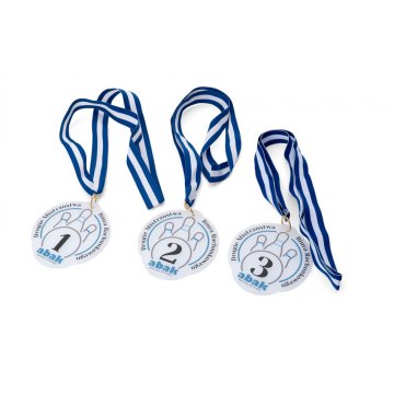 Acrylic Medal with Custom UV Print - dimensions: 91x100mm - MGR094