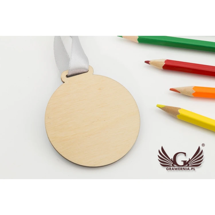 Wooden Medal UV Print - Costume Ball - diameter: 60mm - MGR059