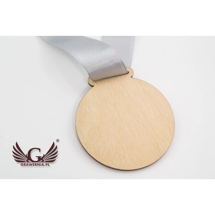 UV Print Wooden Medal - Photo Master - diameter: 70mm - MGR056