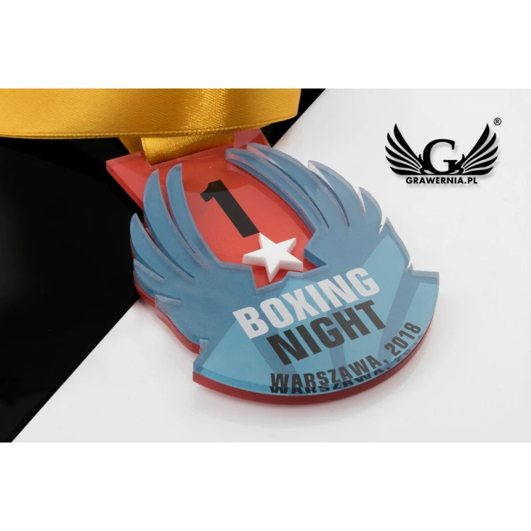 Premium Medal - Boxing - dimensions: 67x96mm - MGR072