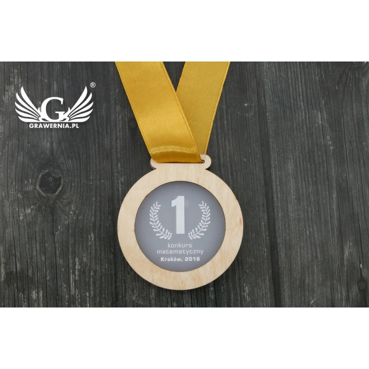 Premium Medal - Pythagoras - diameter: 70mm - UV print - MGR063