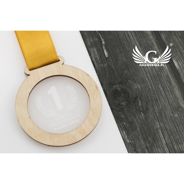 Premium Medal - Pythagoras - diameter: 70mm - UV print - MGR063