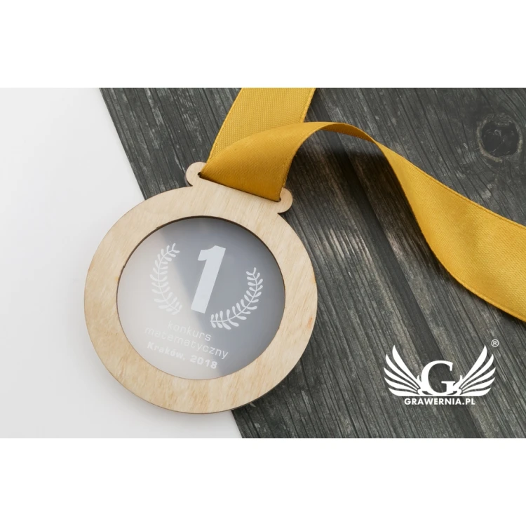 Premium Medal - Pythagoras - diameter: 70mm - UV print - MGR063