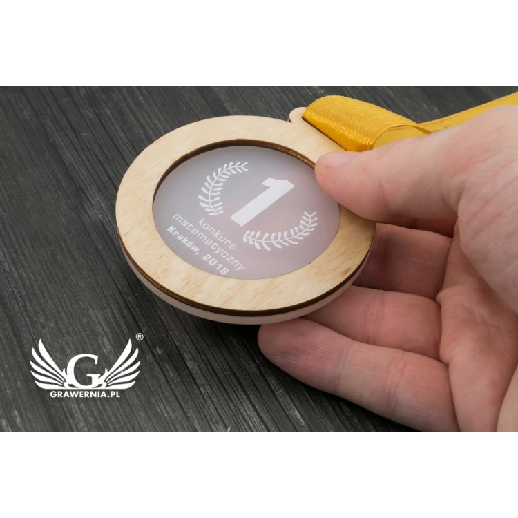 Premium Medal - Pythagoras - diameter: 70mm - UV print - MGR063