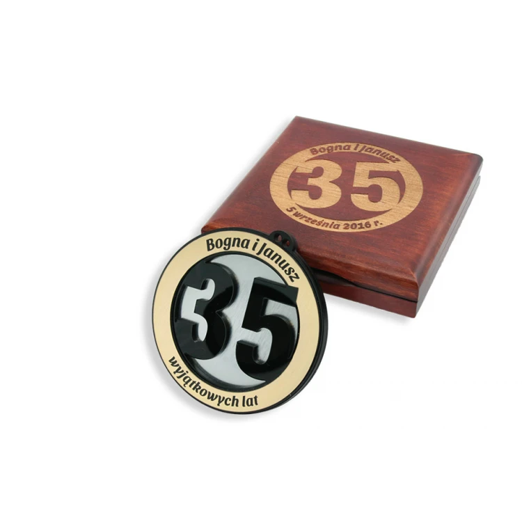Anniversary Wedding Medal - Diameter 82mm