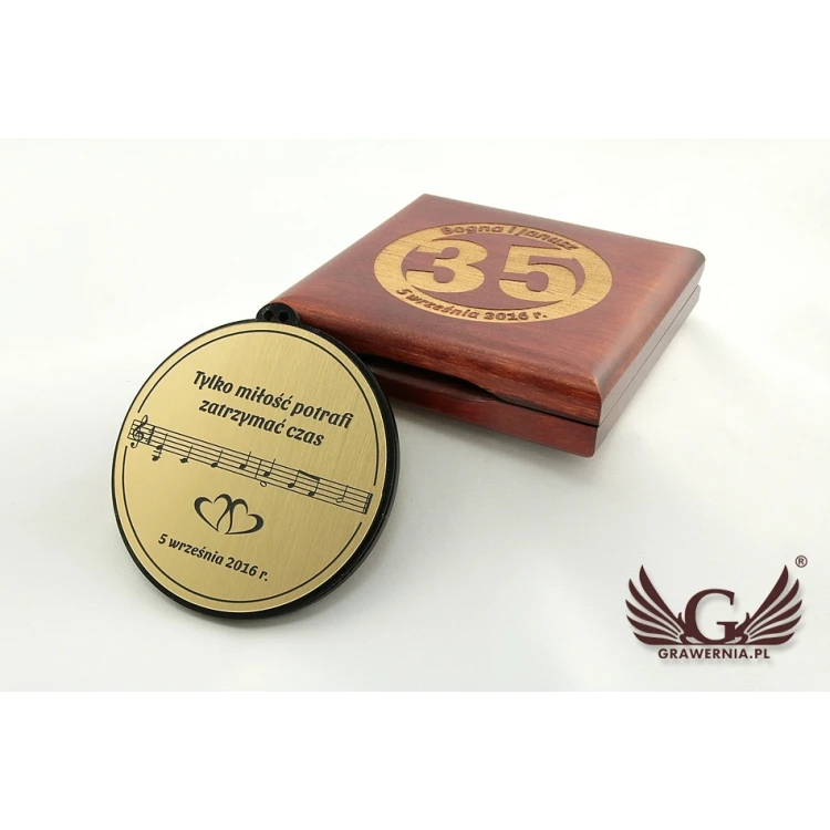 Anniversary Wedding Medal - Diameter 82mm