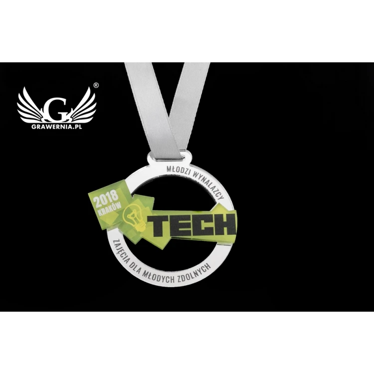 Premium Medal - Genius - dimensions: 68x65mm - MGR077