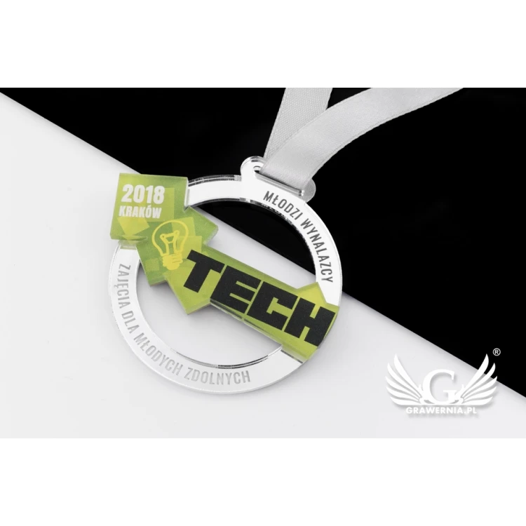 Premium Medal - Genius - dimensions: 68x65mm - MGR077