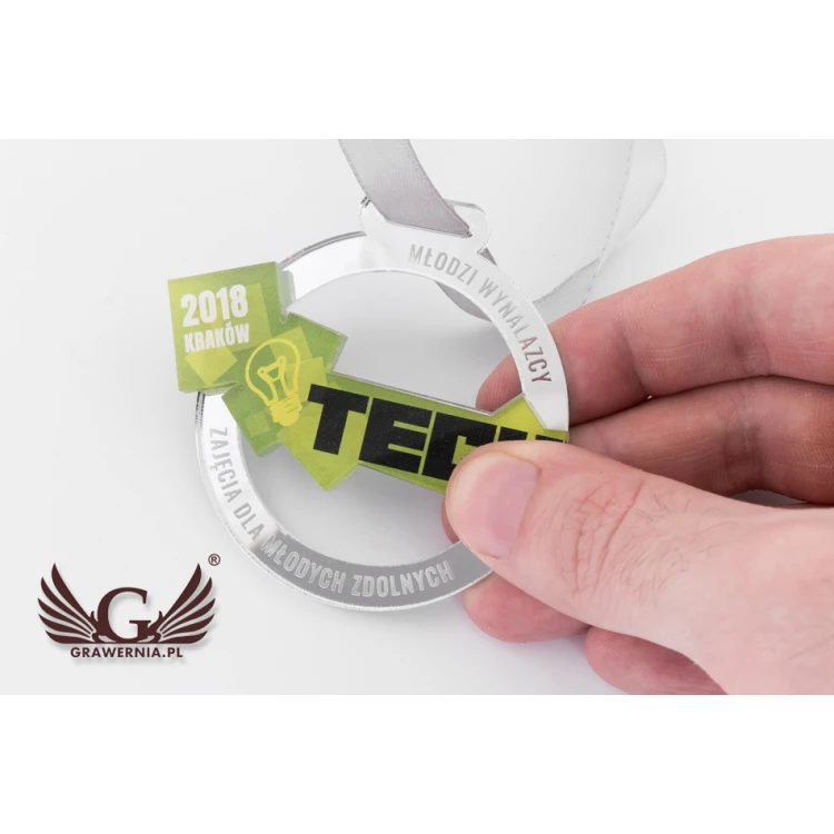 Premium Medal - Genius - dimensions: 68x65mm - MGR077
