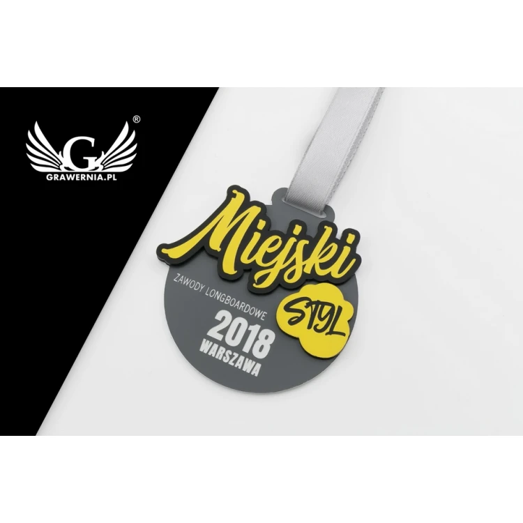Premium Medal - Punk - dimensions: 65x65mm - MGR074