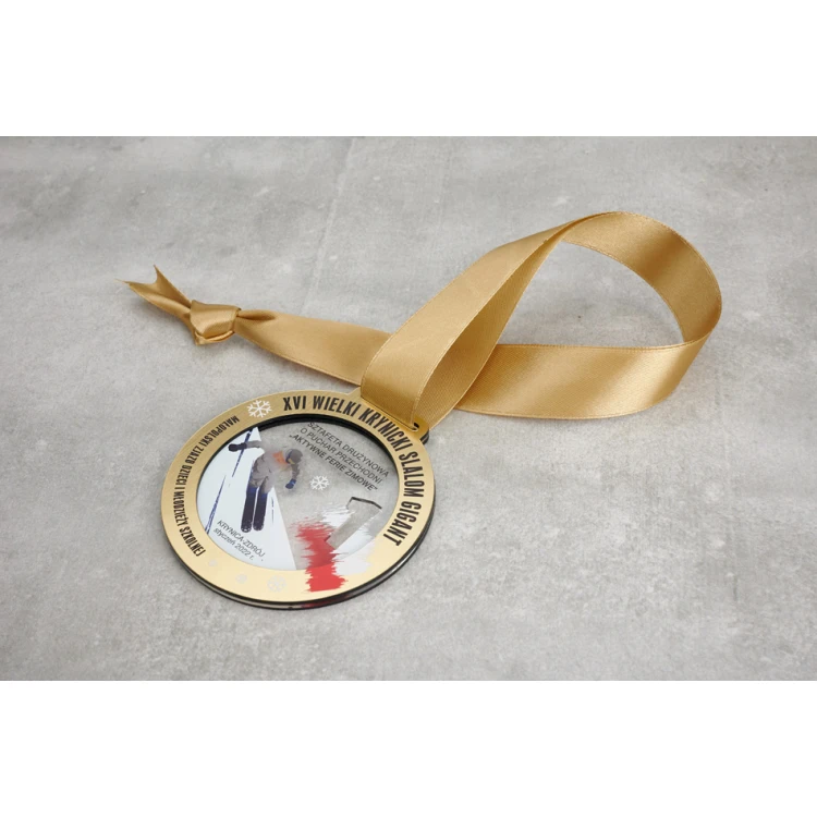 Premium Medal - Ski 1 - dimensions: 90x90mm - MGR103
