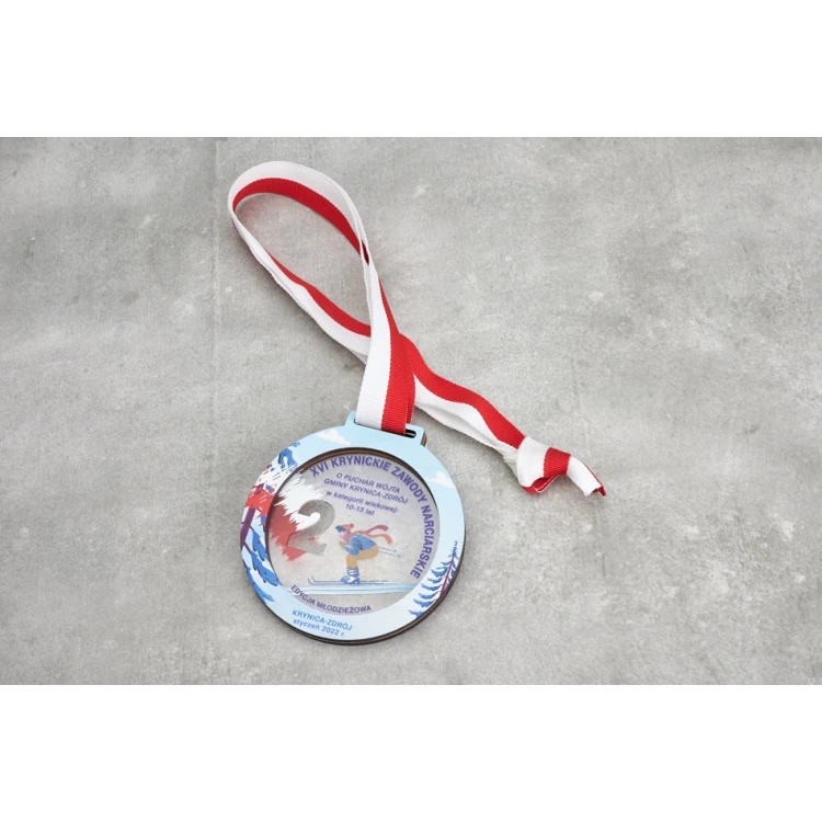 Premium Medal - Ski 3 - dimensions: 90x90mm - MGR088