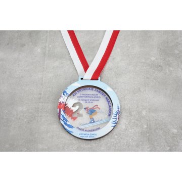 Premium Medal - Ski 3 - dimensions: 90x90mm - MGR088