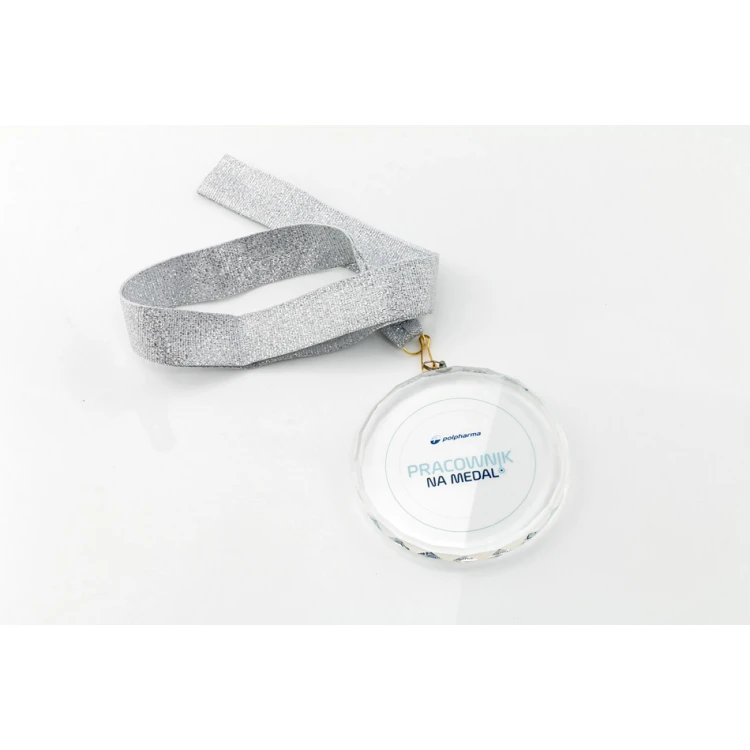 Elite Glass Medal with Color UV Print in Case - MGR024