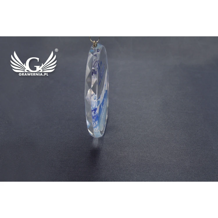 Elite Glass Medal with Colorful UV Print in Case - MGR023