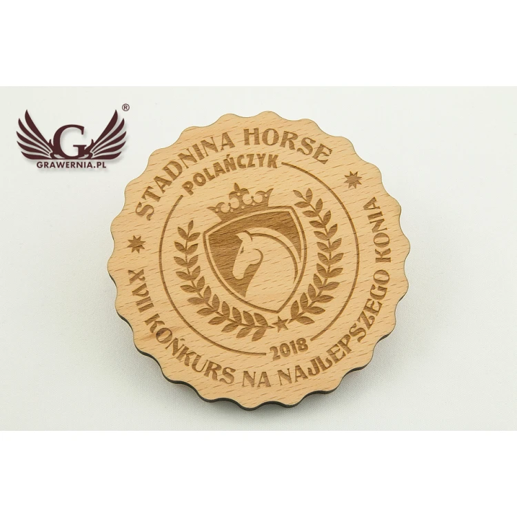 Medal in a Wooden Case for Any Occasion - Diameter 90mm