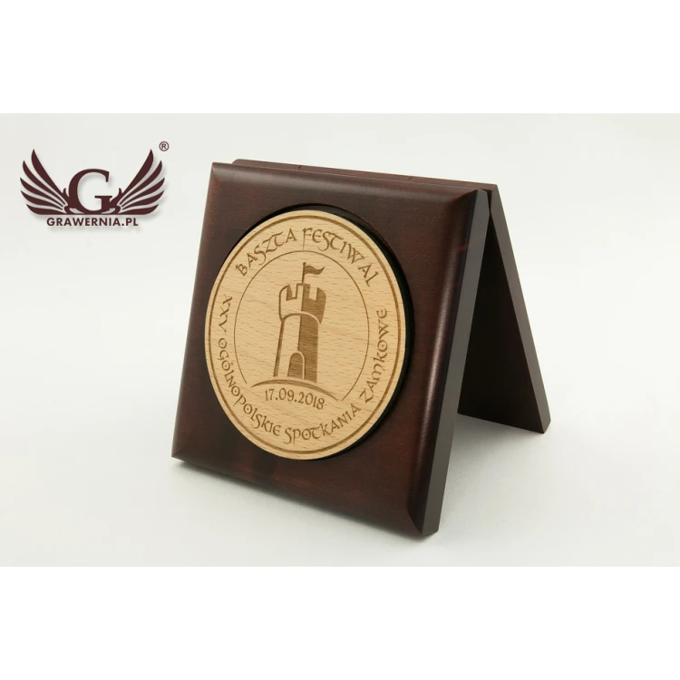 Medal in a Wooden Case for Any Occasion - Diameter 90mm