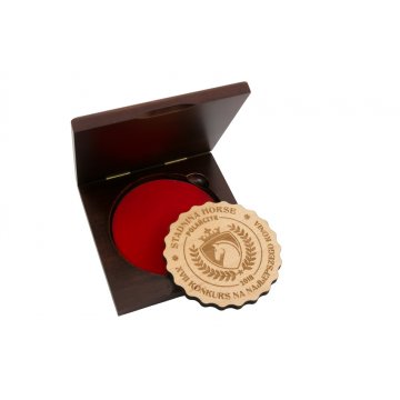 Medal in a Wooden Case for Any Occasion - Diameter 90mm